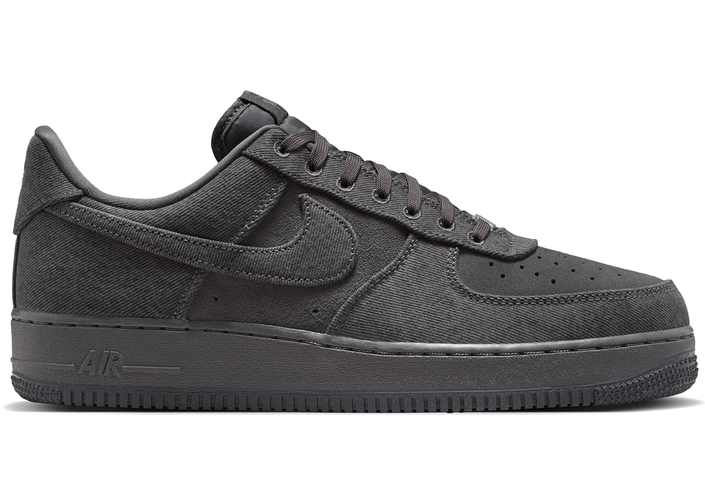 Nike Air Force 1 Low '07 LV8 Denim Anthracite Medium Ash - vue 360