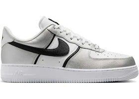 Nike Air Force 1 Low '07 LV8 Metallic Silver White Black - vue 360