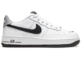 Nike Air Force 1 Low '07 LV8 White Black Mini Swoosh (GS) - authentic Nike sneakers
