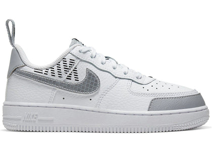 Nike Air Force 1 Low 07 LV8 White Wolf Grey Black (PS) - sneakers view 2