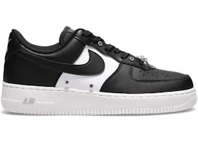 Nike Air Force 1 Low '07 PRM Black White Metallic Silver - authentic Nike sneakers