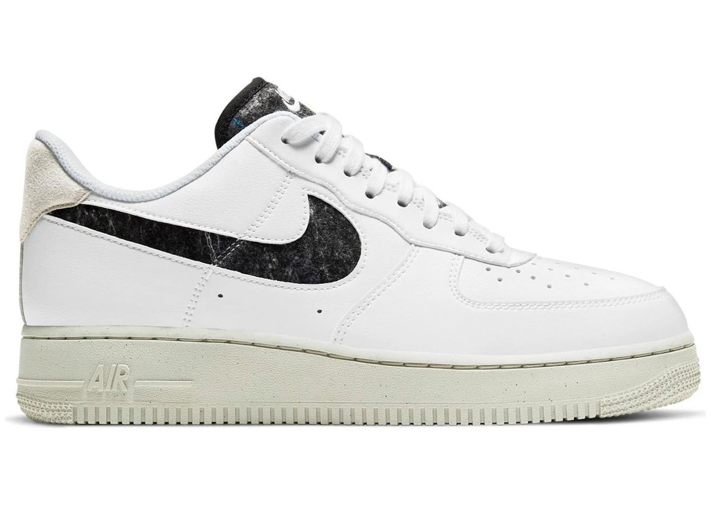 Nike Air Force 1 Low '07 SE Recycled White Black Light Bone (Women's) - vue 360