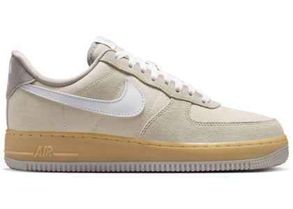 Nike Air Force 1 Low '07 Suede Canvas Khaki (Women's) - authentic Nike sneakers