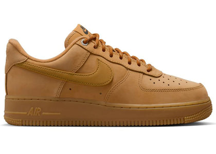 Nike Air Force 1 Low '07 WB Flax Wheat Gum Light Brown (Women's) - authentic Nike sneakers