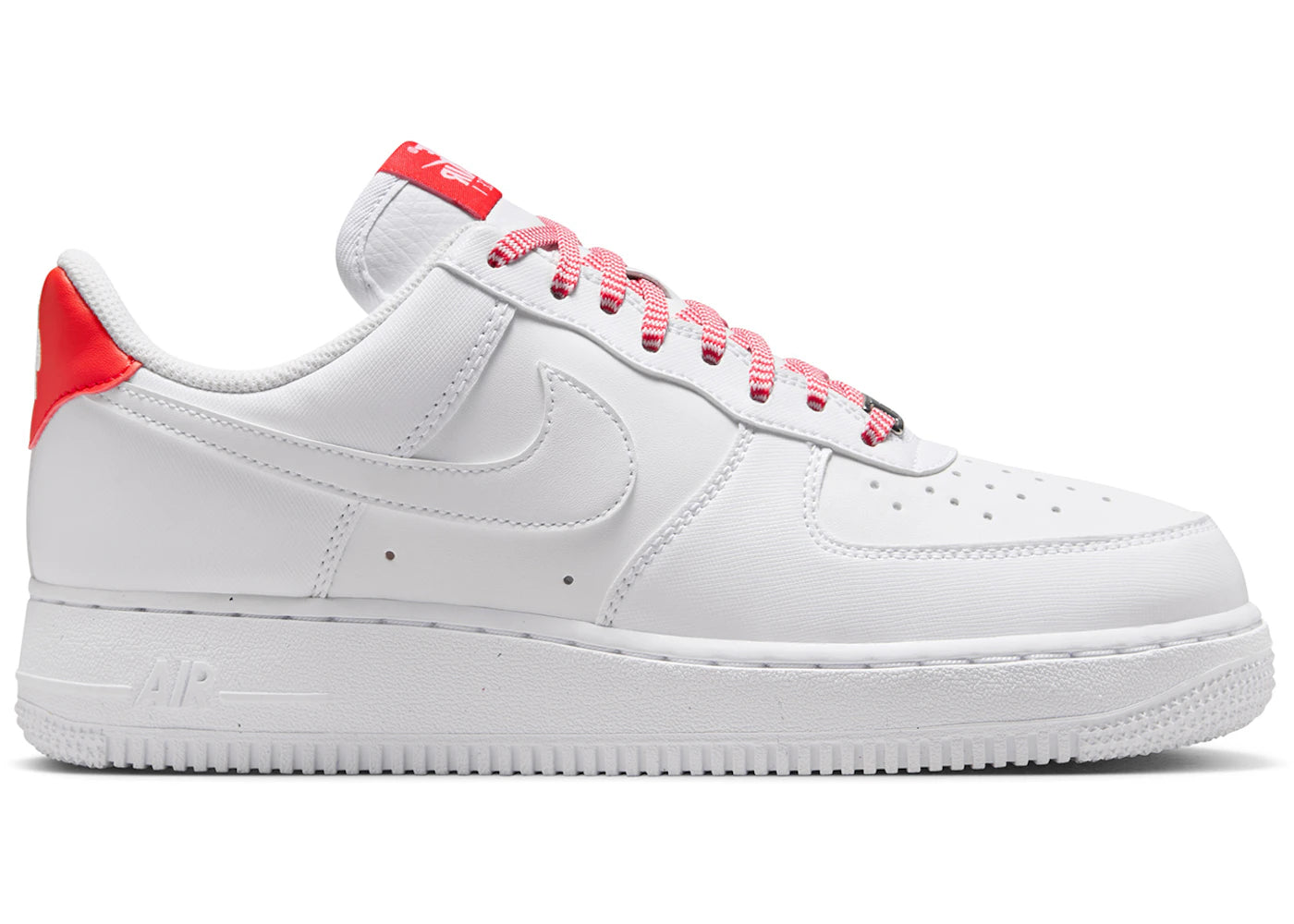 Nike Air Force 1 Low '07 White Pink Foam Metallic Silver Light Crimson (Women's) - vue 360