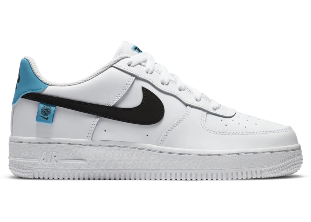 Nike Air Force 1 Low 07 Worldwide Pack Blue Fury (GS) - vue secondaire A