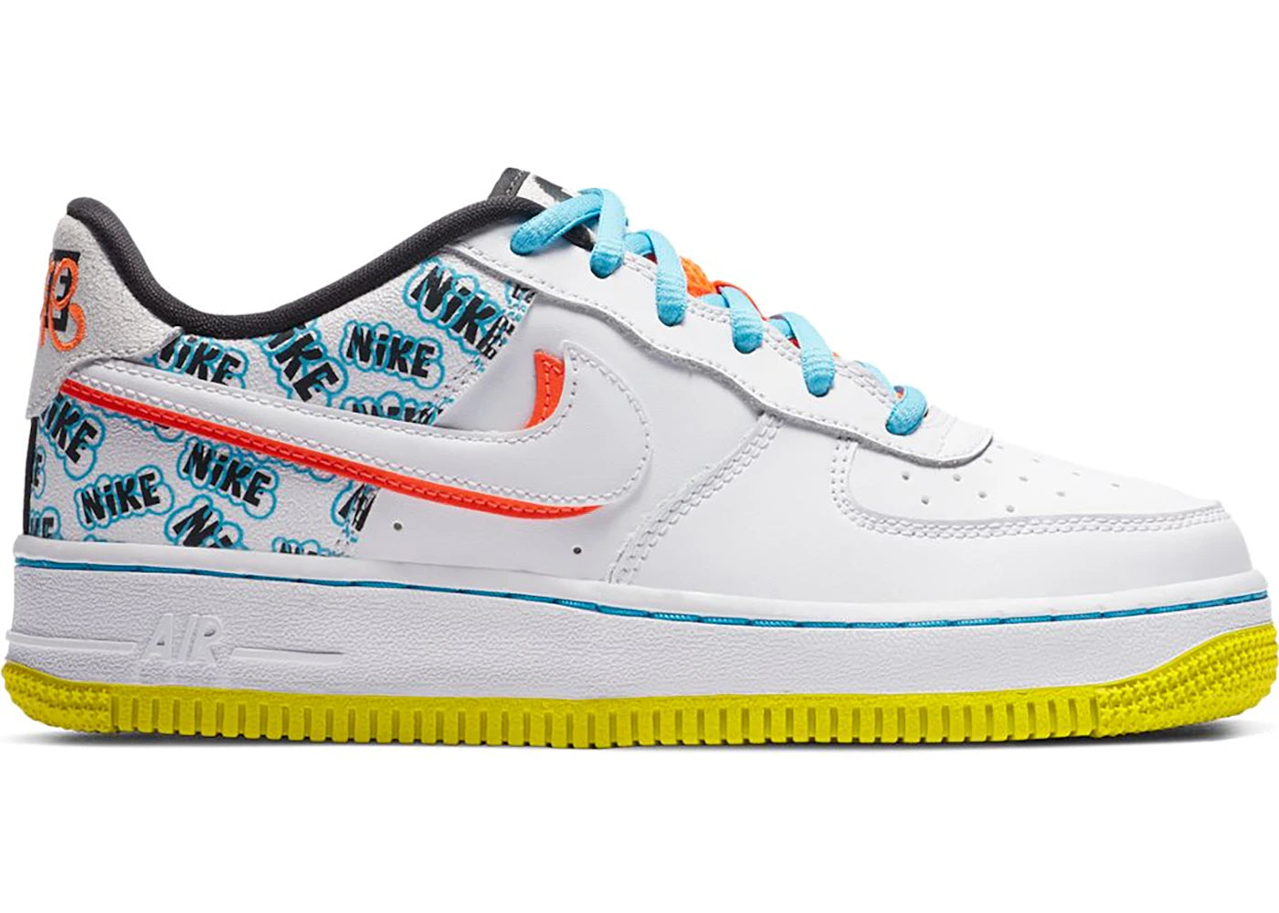 Nike Air Force 1 Low Back To School (2020) (GS) - vue secondaire A