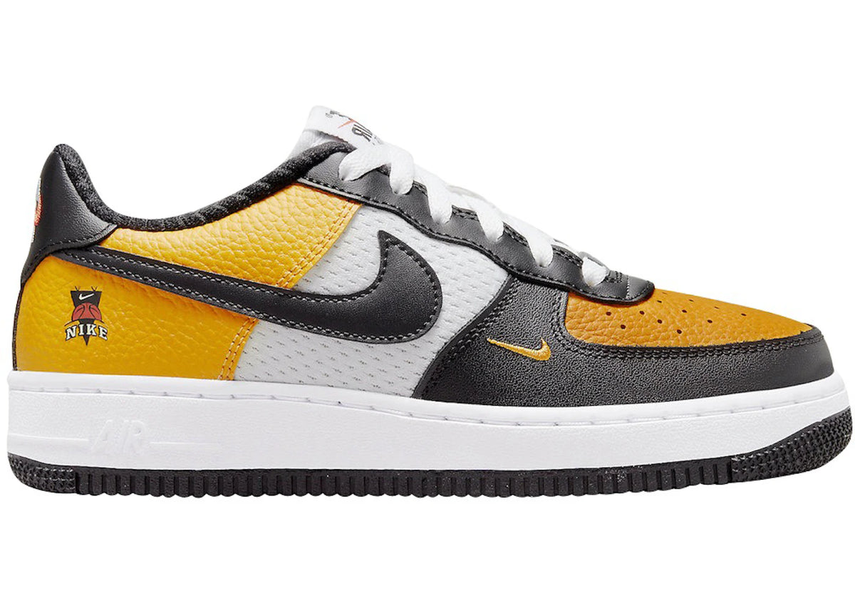 Nike Air Force 1 Low Black Gold Jersey Mesh (GS) - vue secondaire A