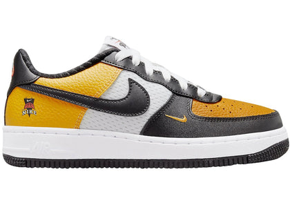 Nike Air Force 1 Low Black Gold Jersey Mesh (GS) - apparel view 2