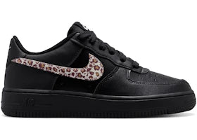Nike Air Force 1 Low Black Leopard Swoosh (GS) - vue 360