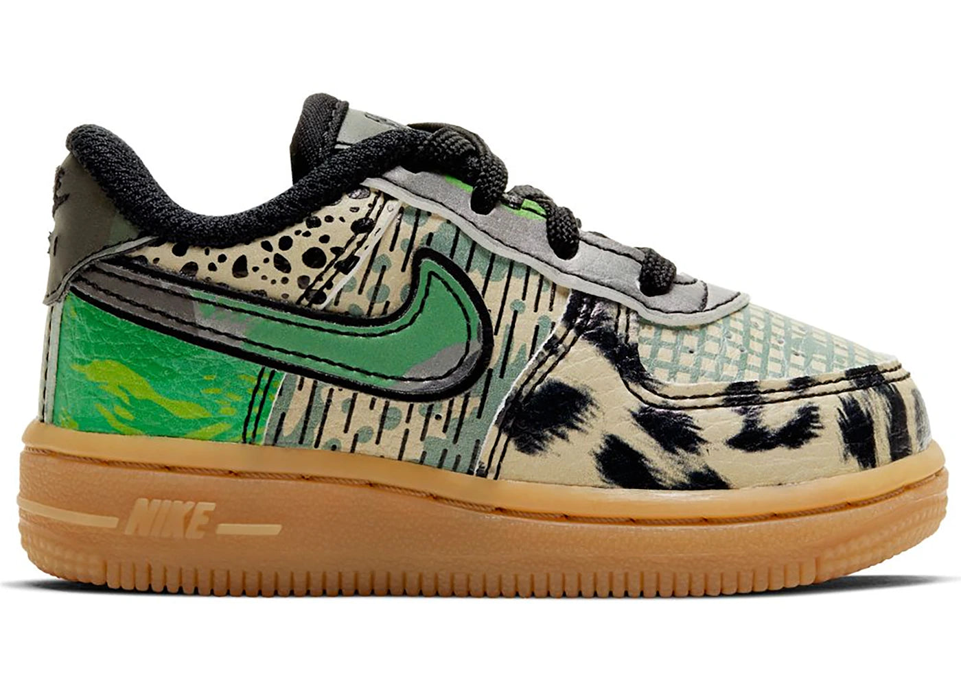 Nike Air Force 1 Low City Of Dreams Green (TD) - vue secondaire A