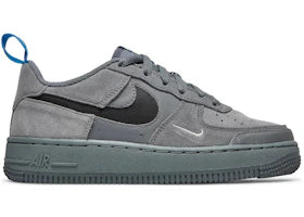 Nike Air Force 1 Low Cut Out Swoosh Smoke Grey (GS)