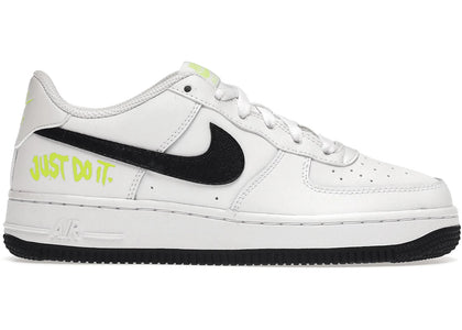 Nike Air Force 1 Low Just Do It White Volt (GS) - authentic Nike sneakers
