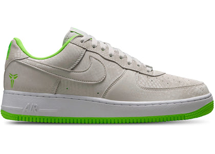 Nike Air Force 1 Low Kobe Bryant Forever Vast Grey Electric Green - authentic Nike sneakers