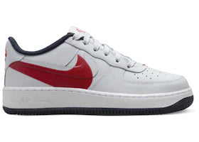 Nike Air Force 1 Low LV8 4 Pure Platinum University Red Obsidian (GS) - authentic Nike sneakers
