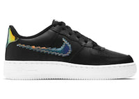 Nike Air Force 1 Low LV8 Digital Swoosh Black (GS)
