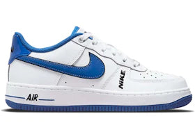 Nike Air Force 1 Low LV8 White Game Royal (GS) - vue 360