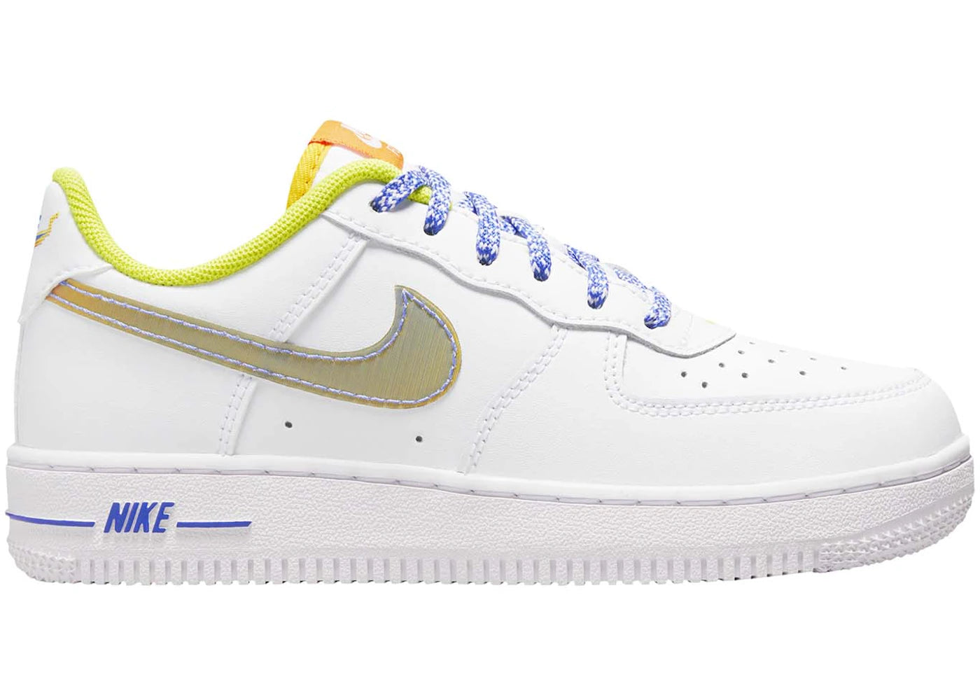 Nike Air Force 1 Low LV8 White Multi (PS) - vue 360