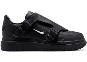 Nike Air Force 1 Low Luxe Black Metallic Silver