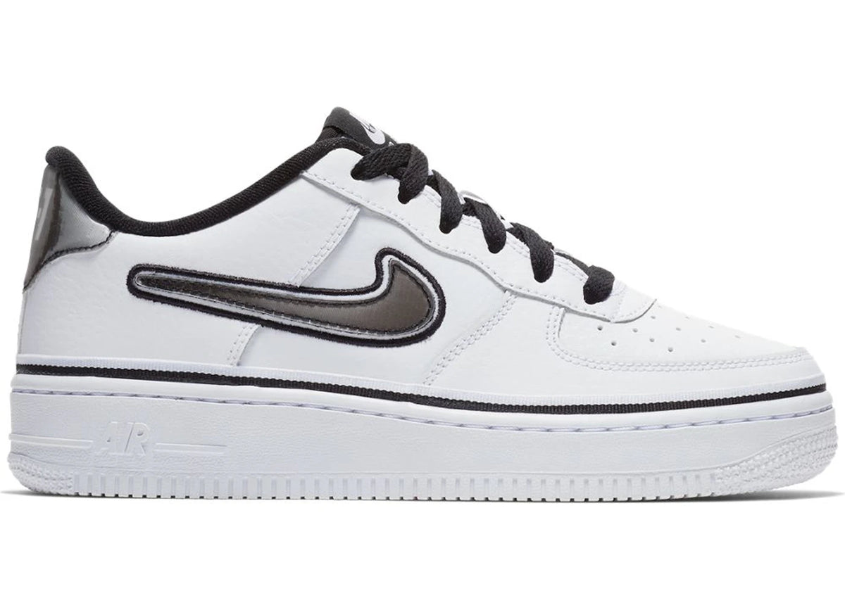 Nike Air Force 1 Low NBA White Black (GS) - vue 360