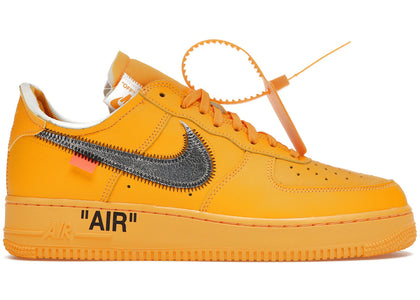 Nike Air Force 1 Low Off-White ICA University Gold sneakers - authentic Nike shoes