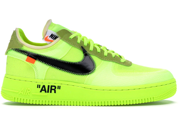 Nike Air Force 1 Low Off-White Volt sneakers - authentic Nike shoes