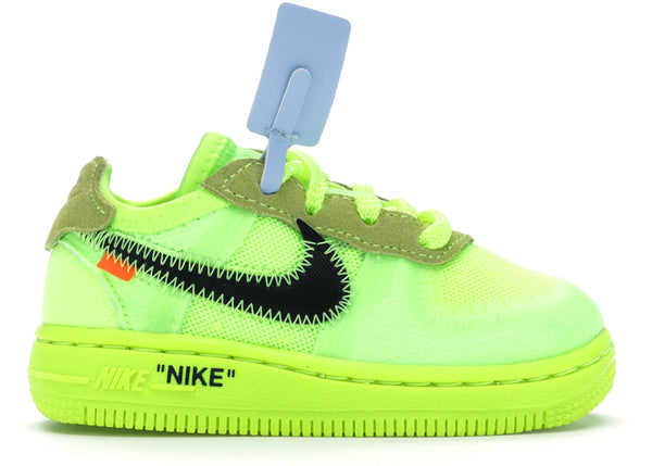 Nike Air Force 1 Low Off-White Volt (TD) sneakers - authentic Nike shoes