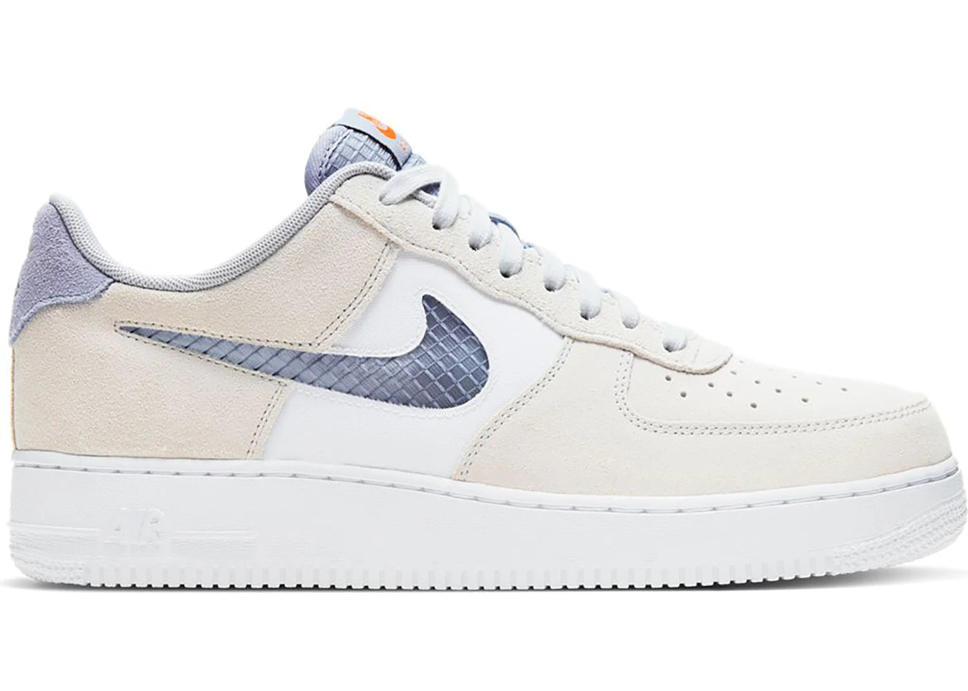 Nike Air Force 1 Low Pure Platinum Indigo Fog - vue 360