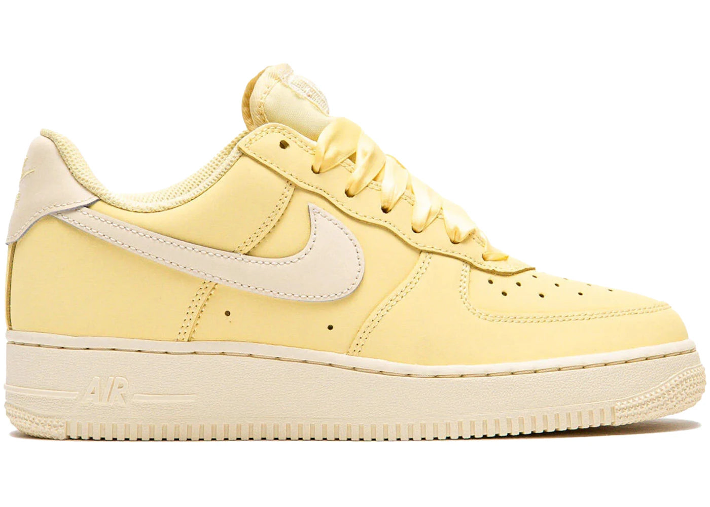 Nike Air Force 1 Low Retro Premium Ribbon Lace Soft Yellow (Women's) - vue 360