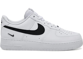 Nike Air Force 1 Low SE Nylon Swoosh White Black - vue 360