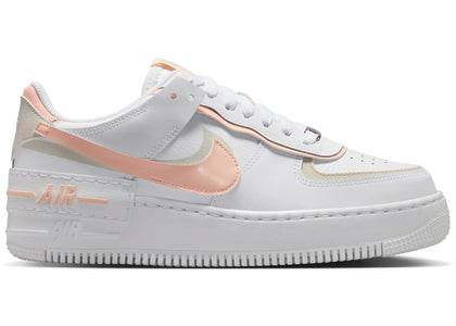 Nike Air Force 1 Low Shadow White Light Orewood Brown Washed Coral (Women's) - authentic Nike sneakers