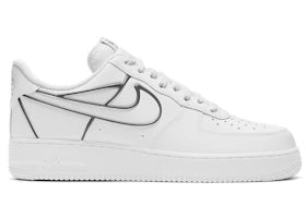 Nike Air Force 1 Low White Metallic Pewter - authentic Nike sneakers