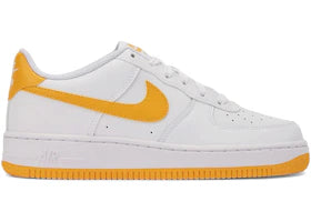 Nike Air Force 1 Low White University Gold (GS) - authentic Nike sneakers