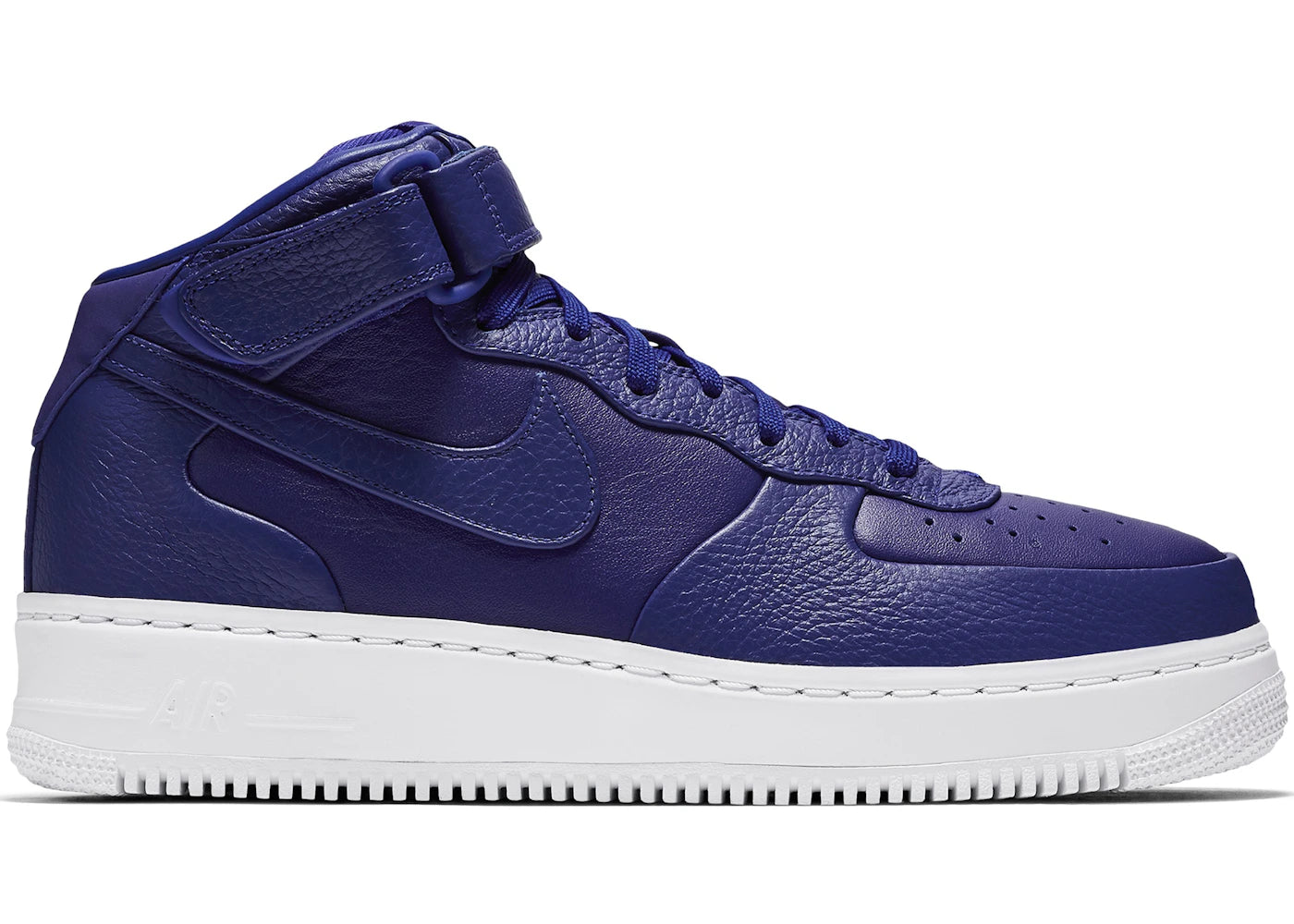 Nike Air Force 1 Mid Concord White - vue secondaire A