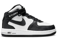 Nike Air Force 1 Mid Stussy Light Bone Black (PS)