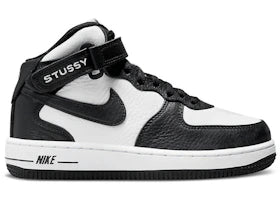 Nike Air Force 1 Mid Stussy Light Bone Black (PS)