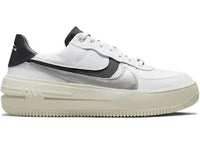 Nike Air Force 1 PLT.AF.ORM White Metallic Silver Black (Women's)