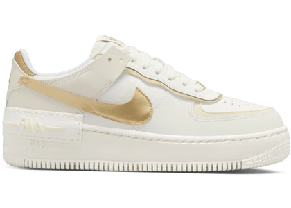 Nike Air Force 1 Shadow Sail Coconut Milk Metallic Gold (Women's) - authentic Nike sneakers