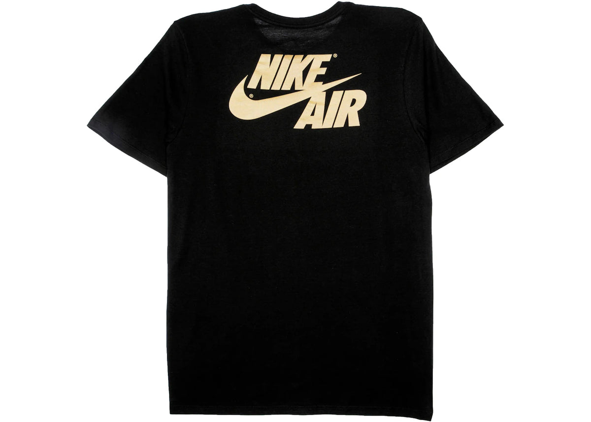 Nike Air Jordan Retro 1 Gold Top 3 Tee Black - vue secondaire B
