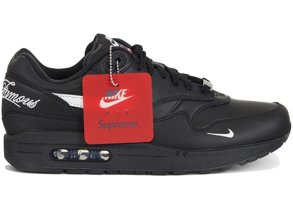 Nike Air Max 1 '87 SP Supreme Black White sneakers - authentic streetwear shoes