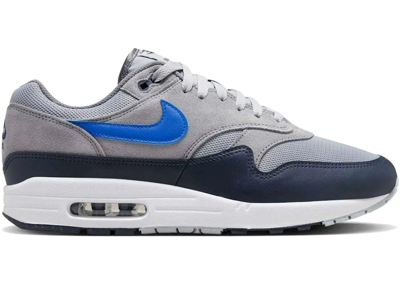 Nike Air Max 1 Essential Navy Grey Royal sneakers - authentic Nike shoes