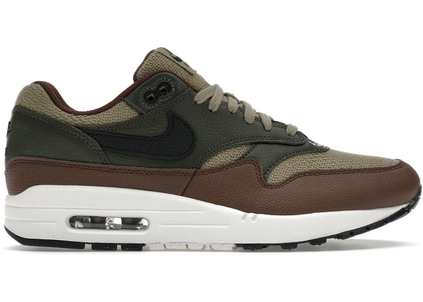 Nike Air Max 1 Essential PRM Neutral Olive Cacao Wow sneakers - authentic streetwear shoes