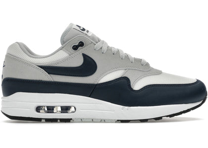 Nike Air Max 1 Essential Summit White Armory Navy sneakers - authentic Nike shoes