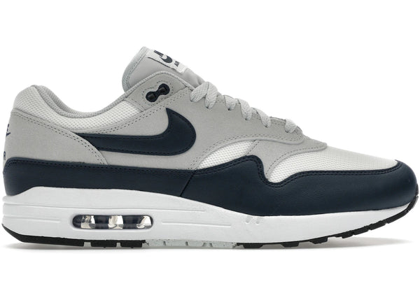 Nike Air Max 1 Essential Summit White Armory Navy sneakers - authentic Nike shoes