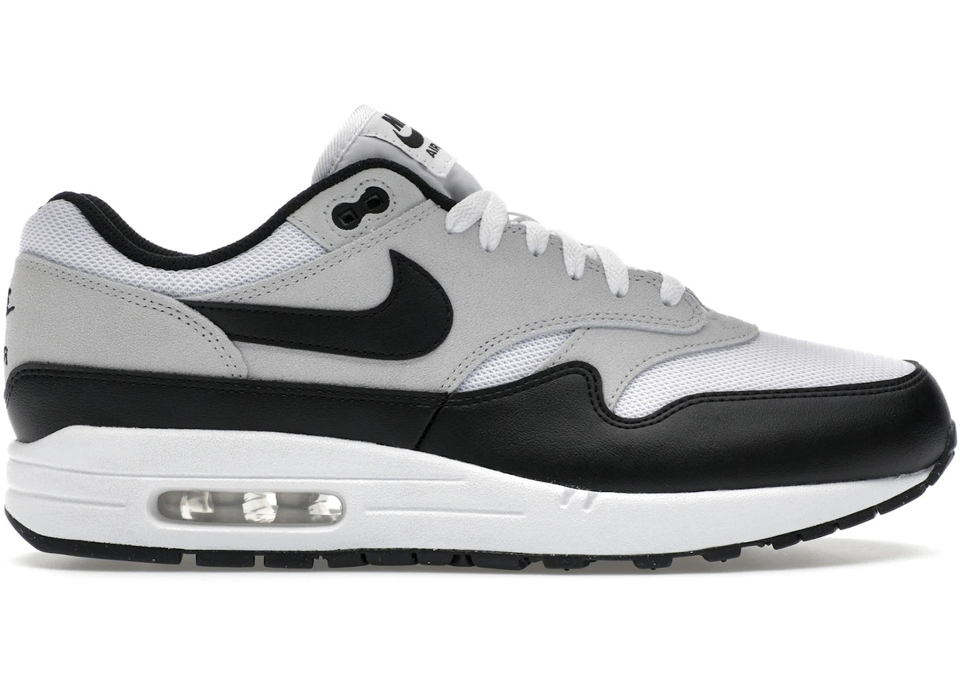 Nike Air Max 1 Essential White Pure Platinum Black - vue 360