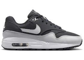 Nike Air Max 1 Off Noir White Black Vast Grey (GS) - vue 360