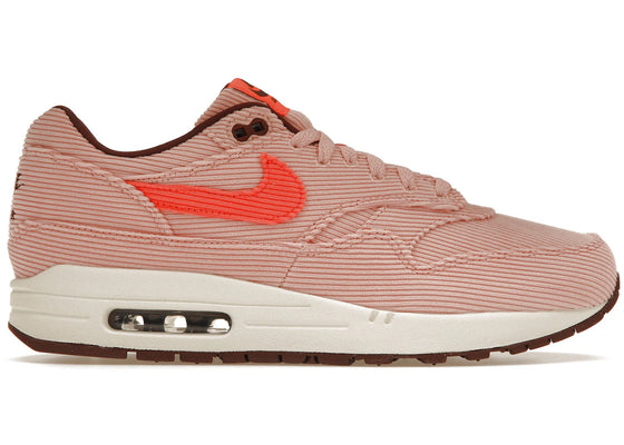Nike Air Max 1 PRM Corduroy Coral Stardust sneakers - authentic streetwear shoes