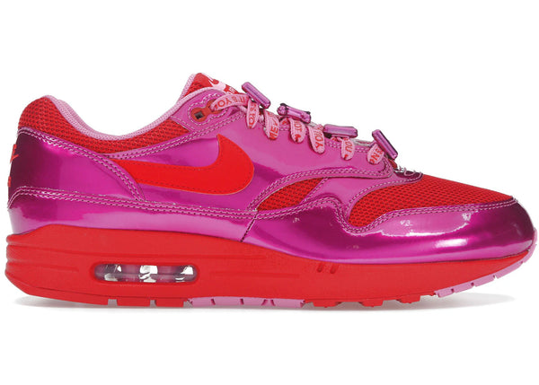 Nike Air Max 1 PRM Valentine’s Day Playful Pink sneakers - authentic streetwear shoes