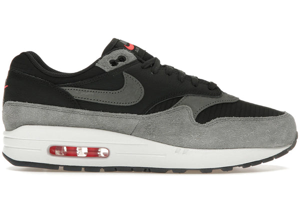 Nike Air Max 1 Premium Dark Smoke Grey sneakers - authentic streetwear shoes