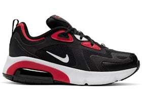 Nike Air Max 200 Black University Red (GS) - vue 360